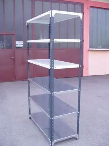 Slotted Angle Storage Rack In Gharoli Dairy Farm